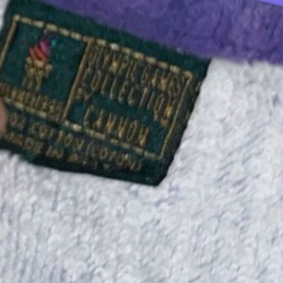 Vintage 1996 Atlanta Olympic Summer Games "Road to Gold" beach towel 63"x 35" - Picture 6 of 6